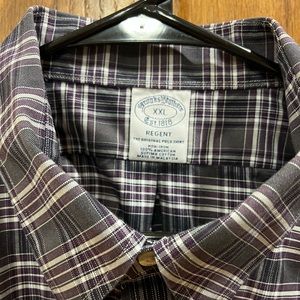 Windowpane Brooks Brothers Regent button down sport shirt. Long sleeve. Size 2XL